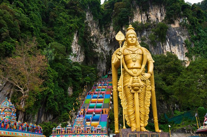 Batu Caves and Watching Fireflies in Kuala Selangor - Batu Caves and the famous staircase