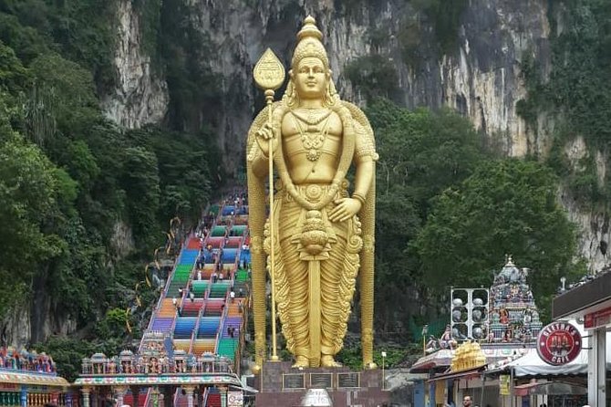 Batu Caves,Hot Spring, Monkey & Fireflies Tour with Dinner - Batu Caves and its 272 steps