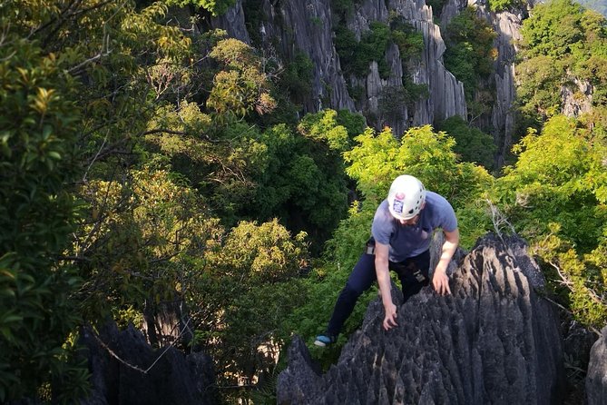 Climb and Abseiling Hidden Pinnacles of Takun - The 8:30 meeting and gear check