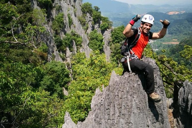 Climb and Abseiling Hidden Pinnacles of Takun - Abseiling back down after 1:30 p.m.