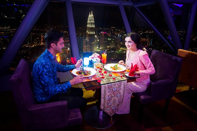 Dining at ORBIT Revolving Restaurant KL Tower with Transfers - Service, music, and the mood at the table