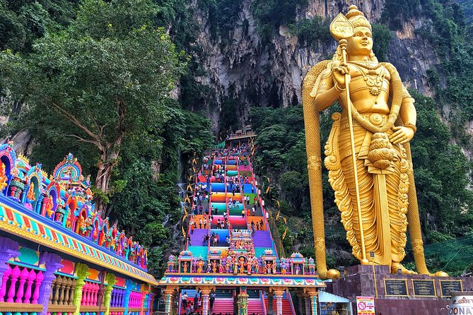 Full-Day Kuala Lumpur Sightseeing Tour - Batu Caves and the 272-step climb