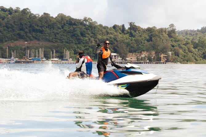 Jet Ski Tour Ruby Package - Limestone cliffs, open water, and the final island views