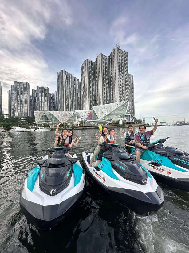 Johor Bahru : Seadoo JetSki 30mins Self Ride Tour (Double) - TheZon Ferry Terminal, Stulang Beach, and the RTS Link