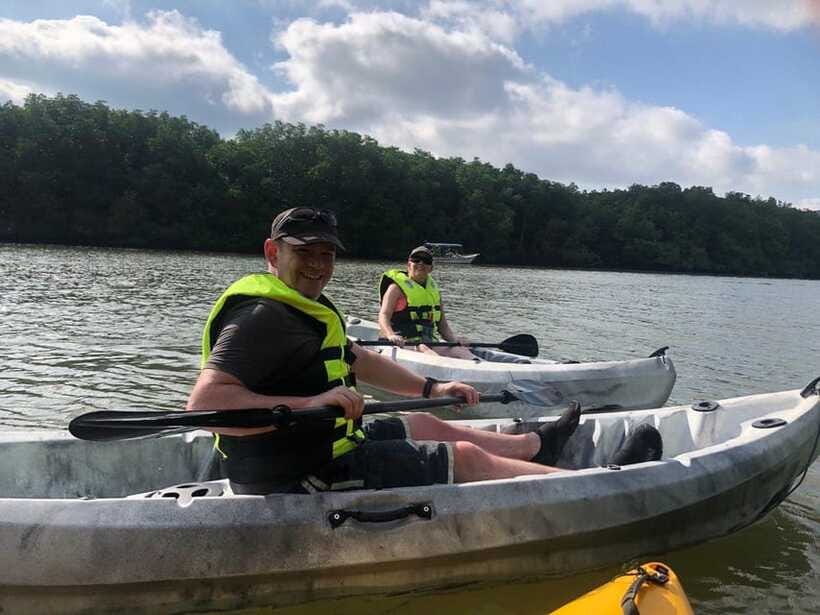 Johor: Sungai Lebam Kayaking with Transfer - Returning by safety boat