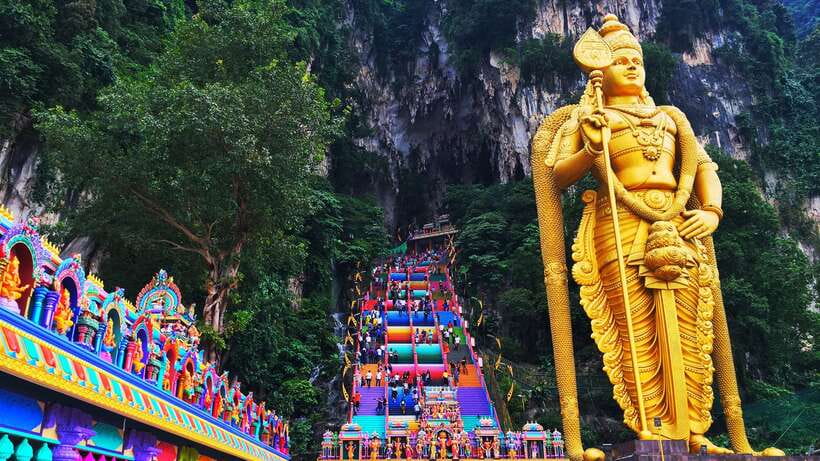 Kuala Lumpur: Batu Caves & Historic Buildings Tour - Thean Hou Temple on Robson Heights