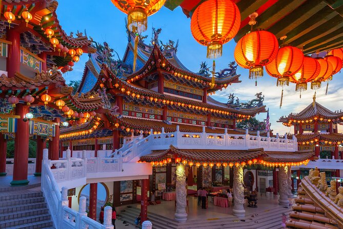 Kuala Lumpur City Tour with KL Tower Observation Deck - Thean Hou Temple’s red pillars and dragons