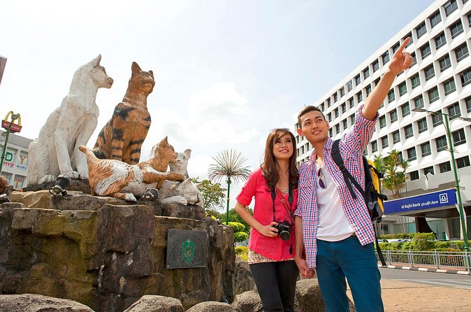 Kuching City Tour - The Cat Statue is a quick, memorable landmark