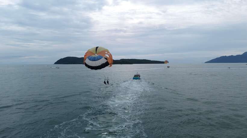 Langkawi: Jet Ski and Parasailing Tour - Beras Basah Island and the private beach stop