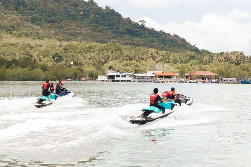 Langkawi: Jet Ski and Parasailing Tour - Fjord Eco Marine Park and the swim break