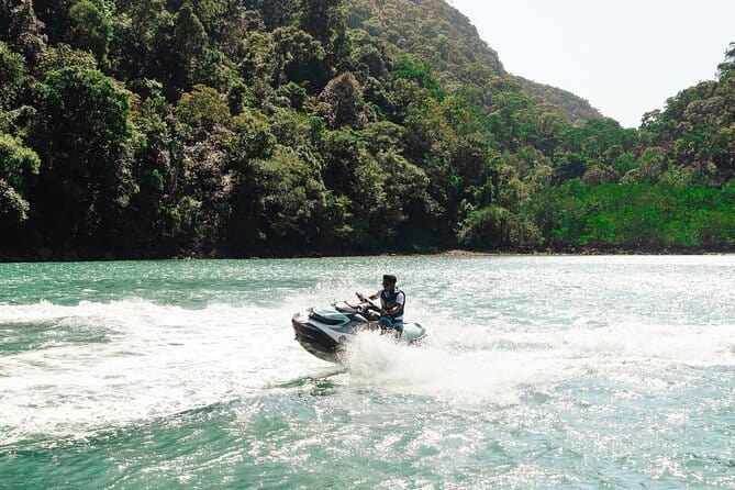 Langkawi Jet Ski Tour Golden Tuba - Riding out from the Royal Langkawi Yacht Club
