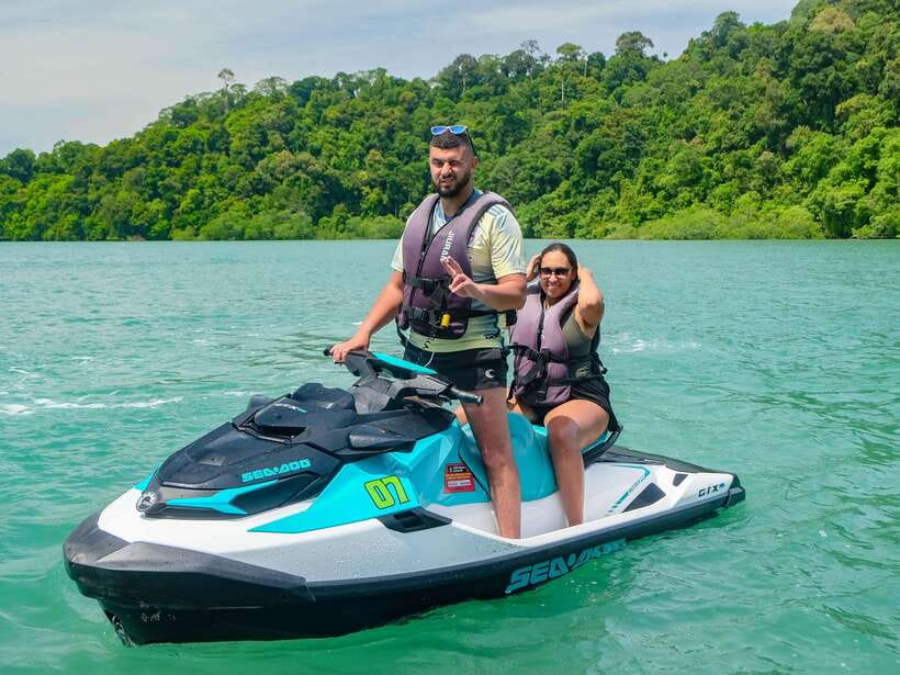 Langkawi: Jet Ski Tour Island Hopping Dayang Bunting - Beras Basah Island adds a beach stop