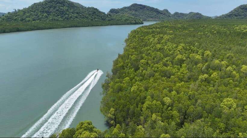 Langkawi: Mangrove Jet Ski Tour with Drone Video - Fjord Eco Marine Park and the final swim