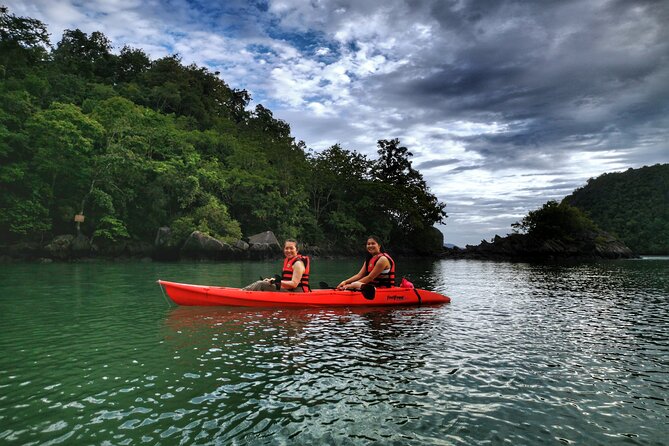 Langkawi Sunset Kayaking Adventure with nature guide - The golden-hour finish at Tanjung Rhu Beach