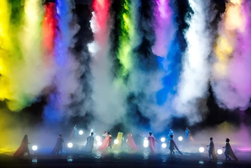 Melaka: Encore Melaka 70 mins Live Performance Ticket - Water, mist, lifts, and 3D projections