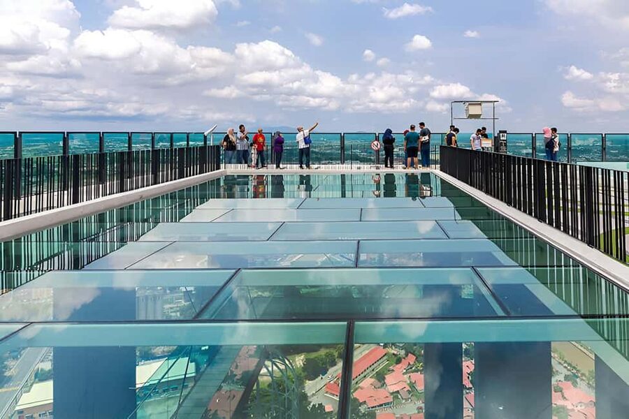 Melaka: The Shore Sky Tower Admission Ticket - The ride to the 43rd-floor observation deck