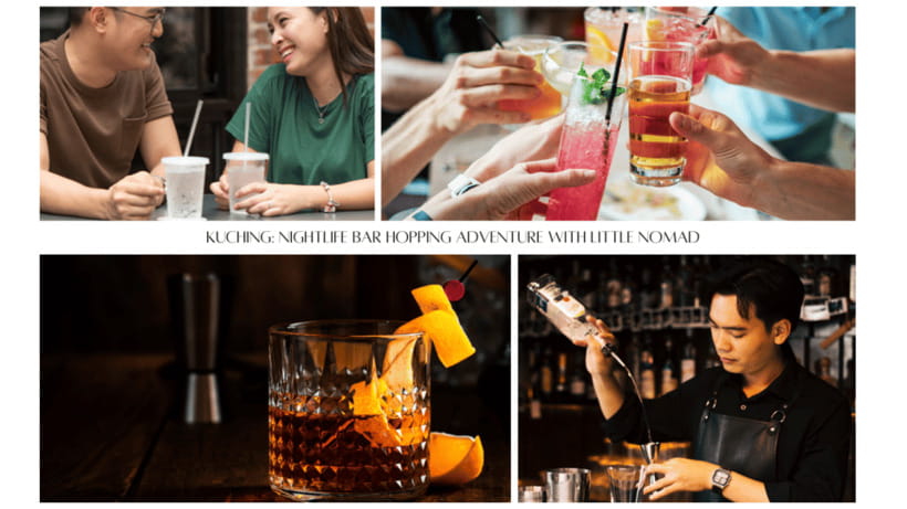Nomadic Nightfall: Kuching Pub Crawl Adventure - Rooftop views over the Sarawak River