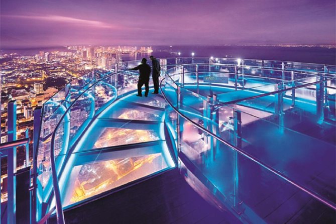 Penang Rainbow Skywalk at The Top Komtar Observation Deck Tickets - Taking in George Town from the Observatory Deck