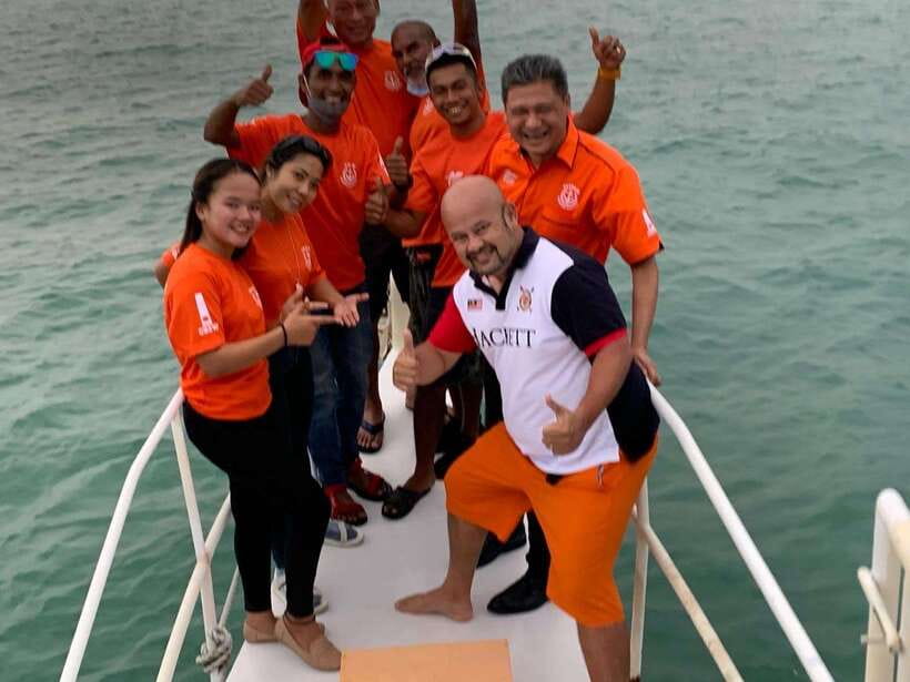 Port Dickson: Breathtaking Dickson Dragon Sunset Cruise - A party yacht with a Malaysian sunset finish