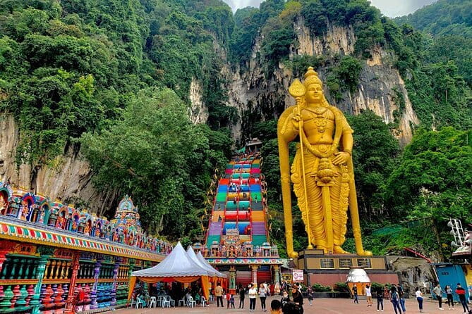 Private Batu Caves & Petronas Twin Tower Tickets With Lunch <em>26</em> – Key points to know before booking’ /></p>
<ul>
<li><strong>Batu Caves includes 272 steps:</strong> You need a moderate level of fitness, and the climb is the day’s clearest physical challenge.</li>
<li><strong>The tour is private:</strong> Only your group takes part, with private transportation in an air-conditioned vehicle.</li>
<li><strong>Five distinct stops fit into 5 to 6 hours:</strong> The pace is useful for a first Kuala Lumpur visit, but time at each place is limited.</li>
<li><strong>Petronas tickets may be replaced:</strong> For a last-minute booking, unavailable Petronas tickets may mean a KL Tower ticket instead.</li>
<li><strong>Lunch is planned at Central Market:</strong> The schedule includes a local lunch stop, but the included-features list does not clearly spell out whether the meal itself is covered.</li>
<li><strong>Bottled water is not included:</strong> Bring your own, especially for the Batu Caves climb.</li>
</ul>
<h2>Batu Caves begins the day with a serious climb</h2>
<p><img width="669" height="446" decoding="async" src=