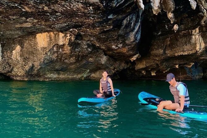 Private Stand Up Paddle Trip in Tanjung Rhu - Swimming beside the private island