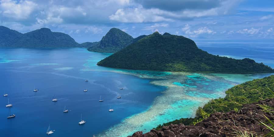 Semporna : Island Hopping Semporna Adventure - Sibuan’s white sand and slow final stop