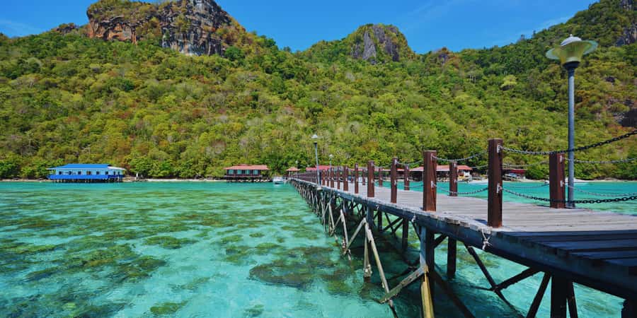 Semporna : Island Hopping Semporna Adventure - Mantabuan’s coral gardens and clear water