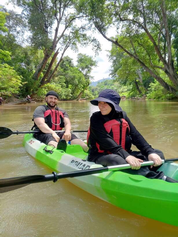 Sungai Berang Wildlife & Cultural Kayak Tour - Meeting at the wooden Kalang Rengas sign